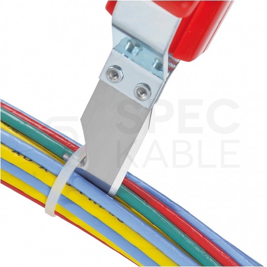 Ściągacz izolacji 165mm uniwersalny 8-28mm do kabli okrągłych z nożem hakowym KNIPEX 16 20 165 SB