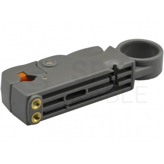 Ściągacz izolacji do kabli i przewodów koncentrycznych H155, RG58, RG59, RG6 z dwoma regulowanymi ostrzami HT-332 Hanlong