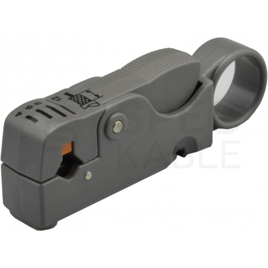 Ściągacz izolacji do kabli i przewodów koncentrycznych H155, RG58, RG59, RG6 z dwoma regulowanymi ostrzami HT-332 Hanlong