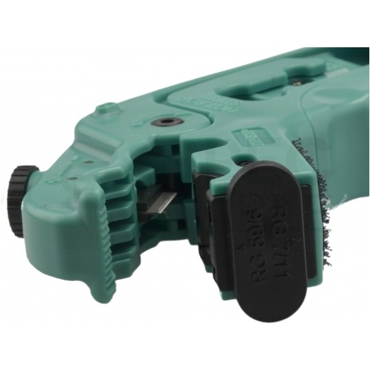 Ściągacz izolacji do kabli i przewodów UTP / STP, solarnych PV oraz koncentrycznych RG59 RG6 RG7 RG11 CP-508 Proskit