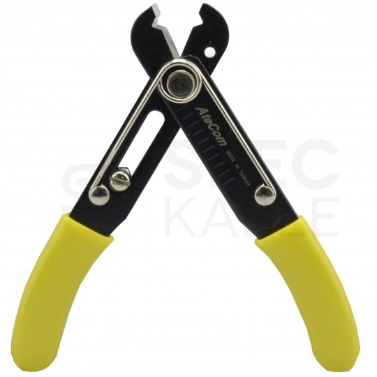 Ściągacz izolacji do kabli i przewodów z obcinarką 0,5-4mm2 żółte HT223 Hanlong