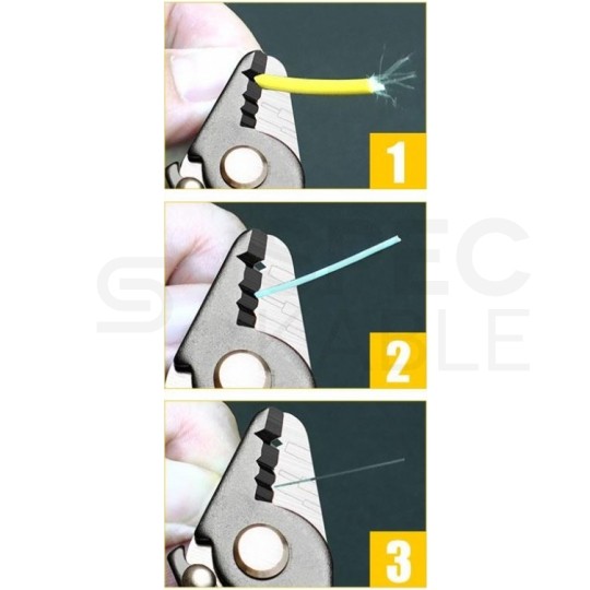 Ściągacz izolacji do kabli i włókien światłowodowych 8PK-326 Proskit