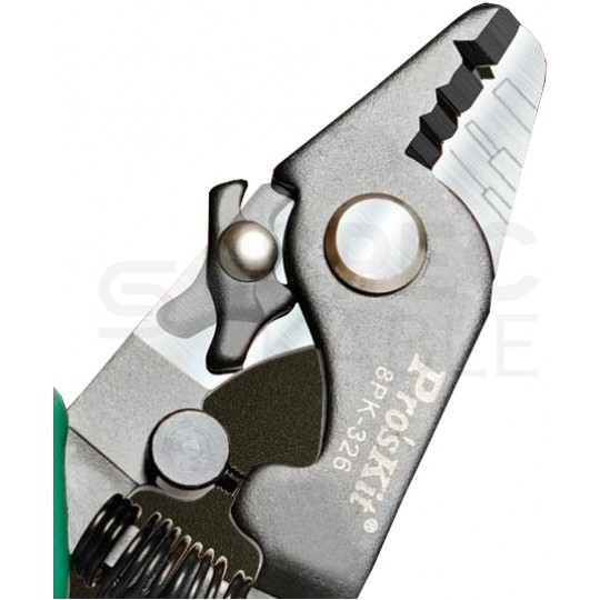 Ściągacz izolacji do kabli i włókien światłowodowych 8PK-326 Proskit