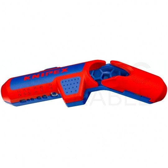 Ściągacz izolacji do kabli instalacji fotowoltaicznej 4-6mm oraz kabli okrągłych 8-13mm ErgoStrip KNIPEX 16 95 03 SB