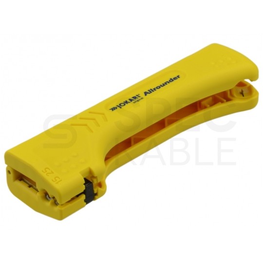 Ściągacz izolacji uniwersalny do kabli okrągłych 4-15mm i kabli płaskich max 15mm Allrounder JOKARI