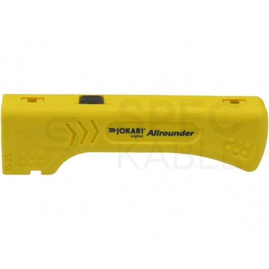 Ściągacz izolacji uniwersalny do kabli okrągłych 4-15mm i kabli płaskich max 15mm Allrounder JOKARI