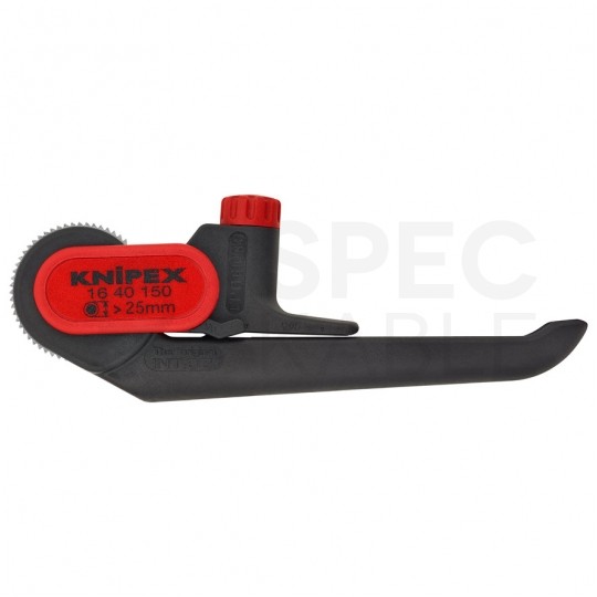Ściągacz izolacji zewnętrznej do grubych kabli okrągłych (>25,0mm) KNIPEX 16 40 150