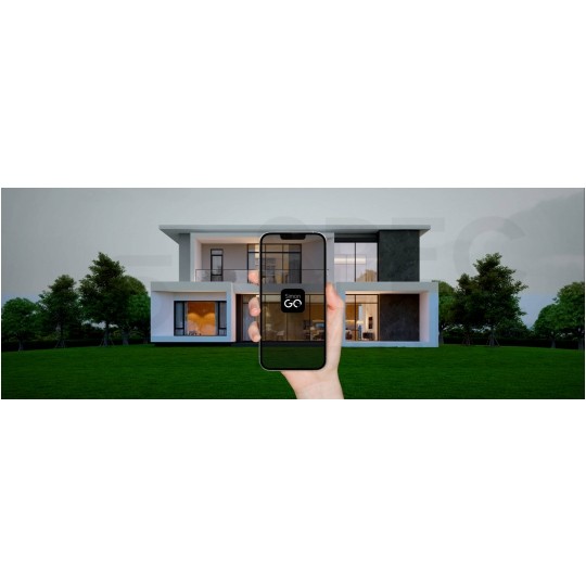 Ściemniacz do taśm LED-owych Wi-Fi 120W 12-24 V SIMON 54 GO biały Kontakt Simon DESW1W.01/11