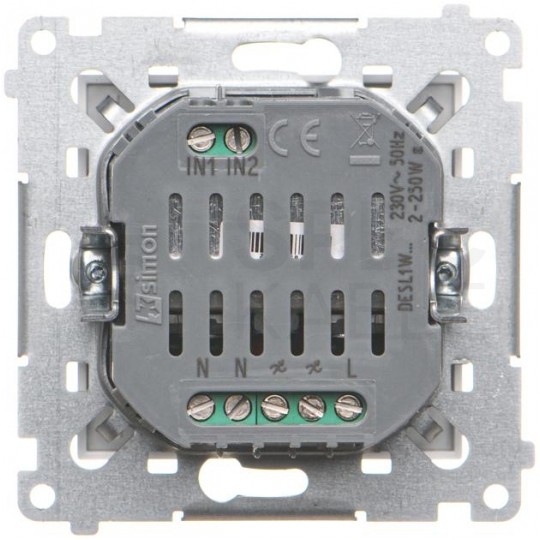 Ściemniacz do żarówek LED-owych Wi-Fi 2-200W 230V SIMON 54 GO biały Kontakt Simon DESL1W.01/11