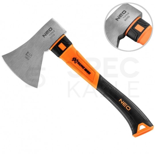 Siekiera z trzonkiem z włókna szklanego Fiberglass 800g 37cm EXTREME NEO 27-121
