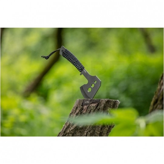 Siekiera ze stali nierdzewnej (rękojeść lina paracord) 260/80mm+ etui NEO 63-118