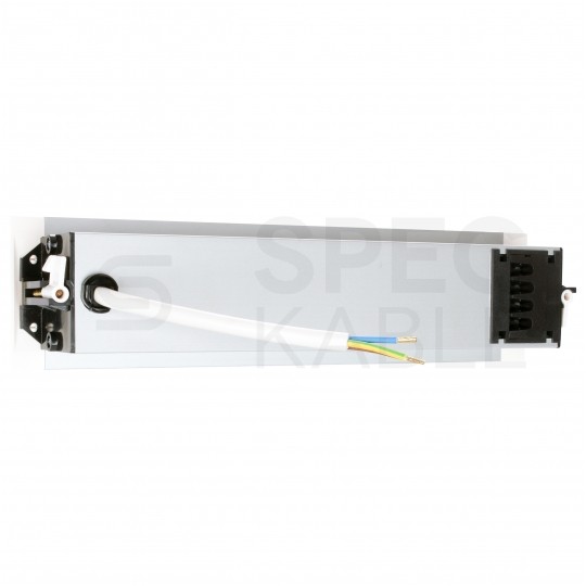 Simon 480 Listwa zasilająca na 3 gniazda + 2 gniazda USB (typ A + typ C) biała