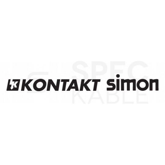SIMON Connect Puszka podłogowa KF okrągła 6xK45 fi: 300mm IK08 szara KF300C/1
