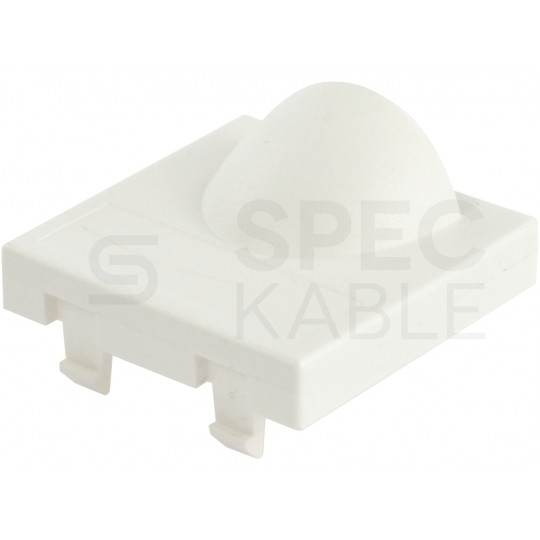 SIMON Przepust kablowy moduł 2M 45x45 biały Mediabox