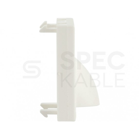 SIMON Przepust kablowy moduł 2M 45x45 biały Mediabox