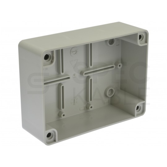 Skrzynka hermetyczna IP65 Puszka instalacyjna 150x110x70mm bezhalogenowa szara S-BOX 316