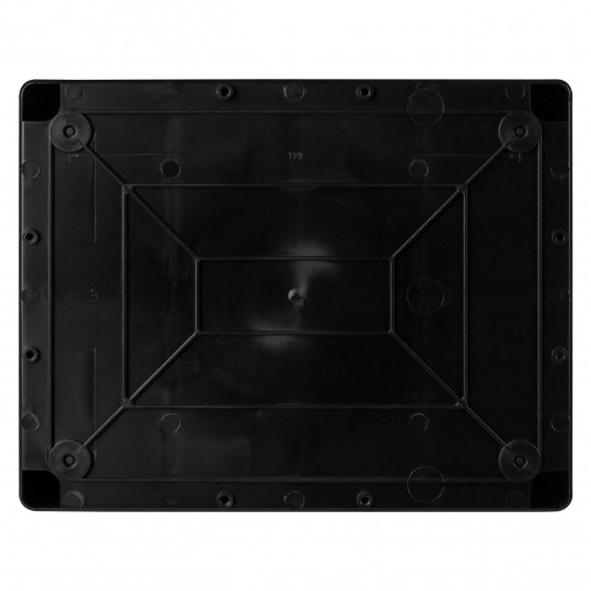 Skrzynka hermetyczna IP65 Puszka instalacyjna 240x190x90mm bezhalogenowa czarna UV S-BOX 516CZ