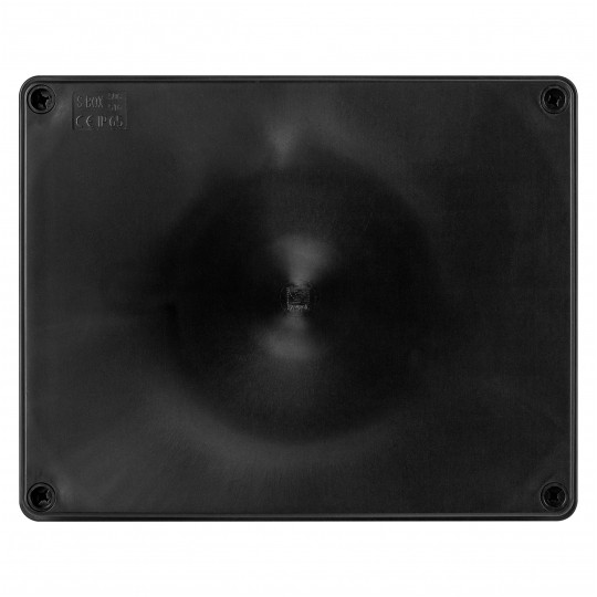 Skrzynka hermetyczna IP65 Puszka instalacyjna 240x190x90mm bezhalogenowa czarna UV S-BOX 516CZ