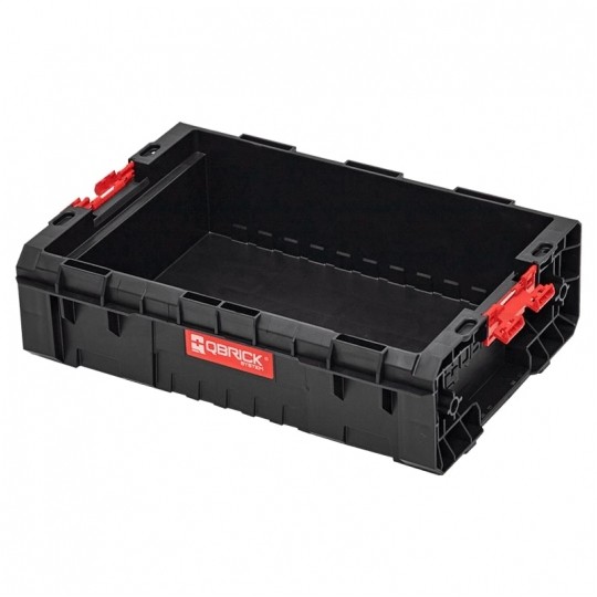 Skrzynka na narzędzia modułowa podwójna z uchwytem otwarta 465x310x367 czarna 18L QBRICK SYSTEM PRO Modular Tray