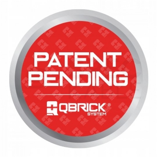 Skrzynka na narzędzia modułowa podwójna z uchwytem otwarta 465x310x367 czerwona 18L QBRICK SYSTEM PRO Modular Tray RED