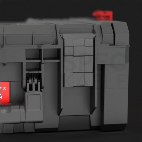 Skrzynka na narzędzia modułowa przenośna 450x332x171mm czarna 12l QBRICK SYSTEM PRO Technician Case 2.0