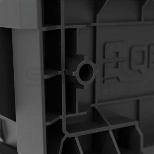 Skrzynka na narzędzia modułowa przenośna 450x332x171mm czarna 12l QBRICK SYSTEM PRO Technician Case 2.0