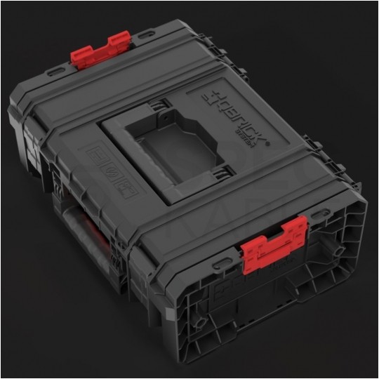 Skrzynka na narzędzia modułowa przenośna 450x332x171mm czarna 12l QBRICK SYSTEM PRO Technician Case 2.0