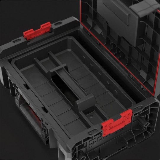 Skrzynka na narzędzia modułowa przenośna 450x332x171mm czarna 12l QBRICK SYSTEM PRO Technician Case 2.0