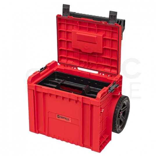 Skrzynka na narzędzia na kółkach mobilna 450x415x690 czerwona 29l QBRICK SYSTEM PRO Cart 2.0 Plus RED Ultra HD Custom