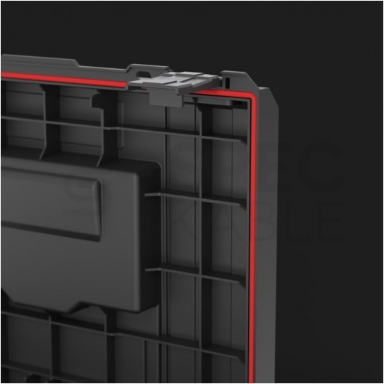 Skrzynka na narzędzia przenośna 450x331x240mm czarna 19l IP 54 QBRICK SYSTEM PRO Toolbox 2.0 Custom QBRICK SYSTEM