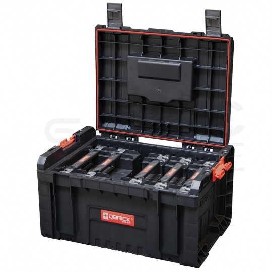 Skrzynka na narzędzia z 5x organizerami TWO MULTI 257x181x65mm 19l QBRICK SYSTEM PRO TOOLBOX