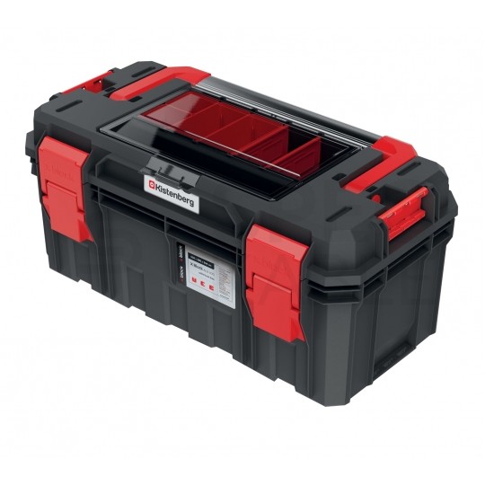 Skrzynka na narzędzia z wkładką przenośna 550x280x264mm IP55 S BLOCK Kistenberg KXSA5530F