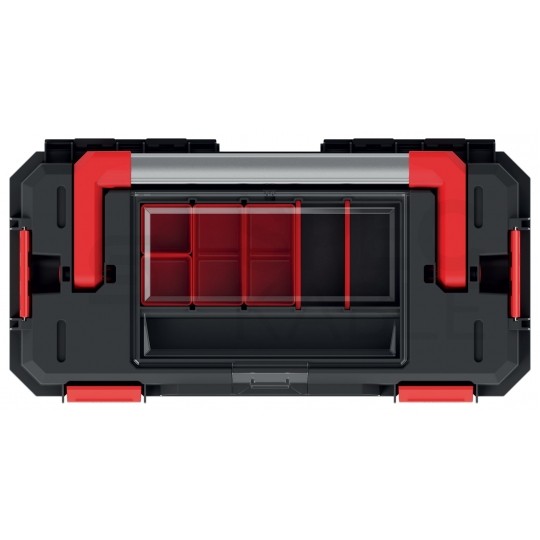 Skrzynka na narzędzia z wkładką przenośna 550x280x264mm IP55 S BLOCK Kistenberg KXSA5530F