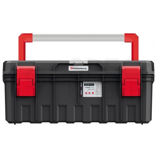 Skrzynka na narzędzia z wkładką przenośna 650x280x280mm IP55 S BLOCK Kistenberg KXSA6530F