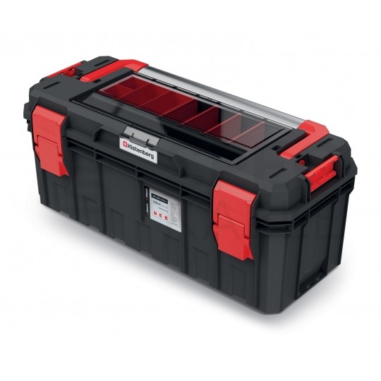 Skrzynka na narzędzia z wkładką przenośna 650x280x280mm IP55 S BLOCK Kistenberg KXSA6530F