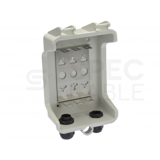 Skrzynka rozdzielcza IP44 na 3 łączówki LSA (dla 30 par) hermetyczna Alantec