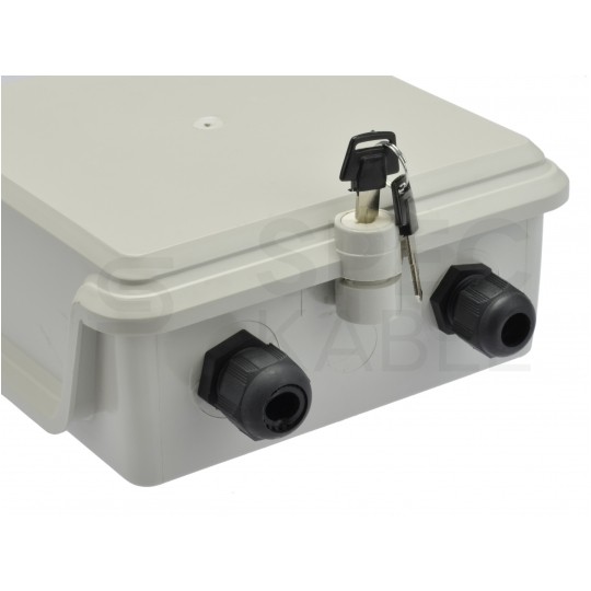 Skrzynka rozdzielcza IP44 na 5 łączówek LSA (dla 50 par) hermetyczna