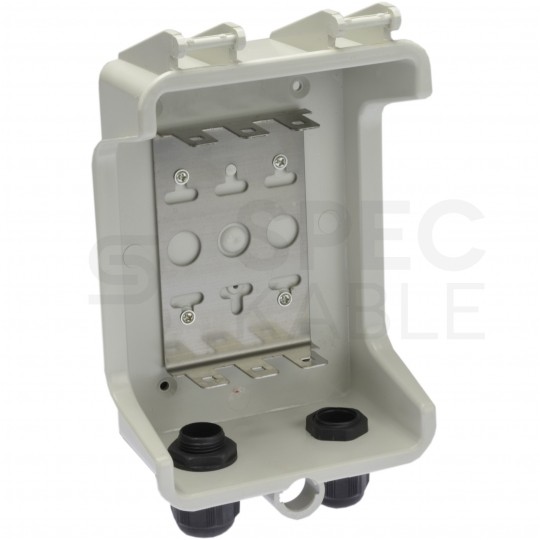 Skrzynka rozdzielcza IP54 na 3 łączówki LSA (dla 30 par) hermetyczna