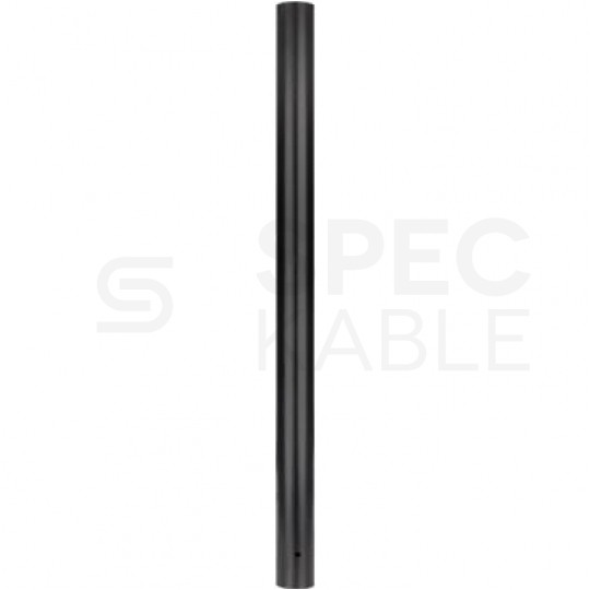 Słup oświetleniowy, maszt do kamer fi: 76mm 3m podstawa 150x150x6mm czarny MASTER LED