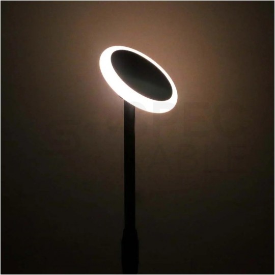 Solarny słupek ogrodowy 42-80cm LED 3W 260lm 4000K IP65 biały barwa NW biała neutralna V-TAC VT-943 2 sztuki