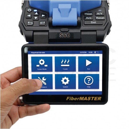 Spawarka światłowodowa FiberMASTER S60 z wyrównaniem do rdzenia, z zestawem akcesoriów