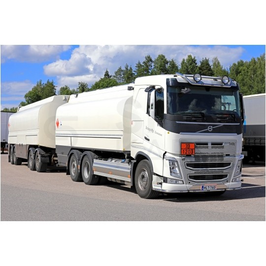 Spiralny adapter kablowy QLY-s do naczepy 24V wtyk 15-pin / 2 metalowe wtyki 7-pin typu N+S 4m