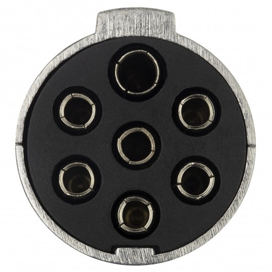 Spiralny adapter kablowy QLY-s do naczepy 24V wtyk 15-pin / 2 metalowe wtyki 7-pin typu N+S 4m