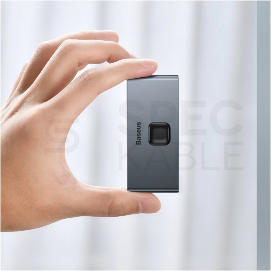 Splitter HDMI 1.4 Rozgałęźnik 1x wejście / 2x wyjście 4K@30 Ultra HD dwukierunkowy BASEUS CAHUB-BC0G