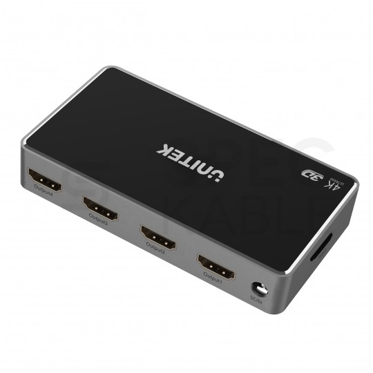 Splitter HDMI 1.4b Rozgałęźnik 1x wejście / 4x wyjście 4K@30 Ultra HD UNITEK V1109A