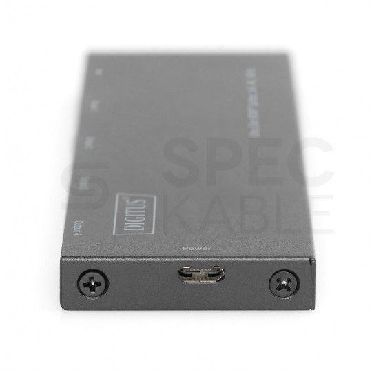Splitter HDMI Rozgałęźnik 1x wejście / 4x wyjście 4K@60 Ultra HD DIGITUS DS-45323