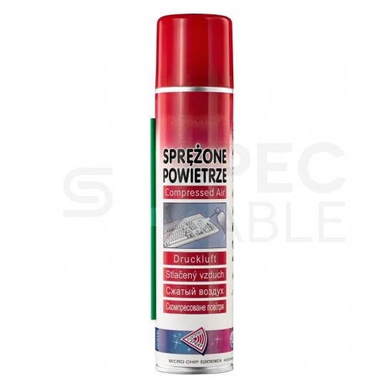 Sprężone powietrze do czyszczenia w puszce 300ml spray z rurką PALNE
