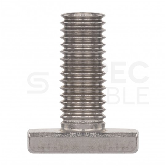 Śruba młotkowa M8x20mm teowa nierdzewna 100szt