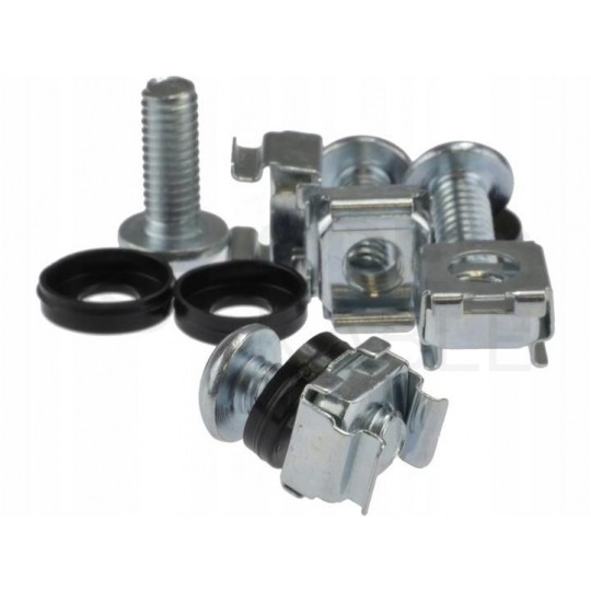 Śruby montażowe M6 do szafy RACK 19" (zestaw) 1000szt.