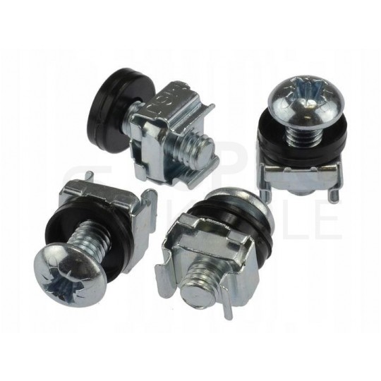 Śruby montażowe M6 do szafy RACK 19" (zestaw) 1000szt.